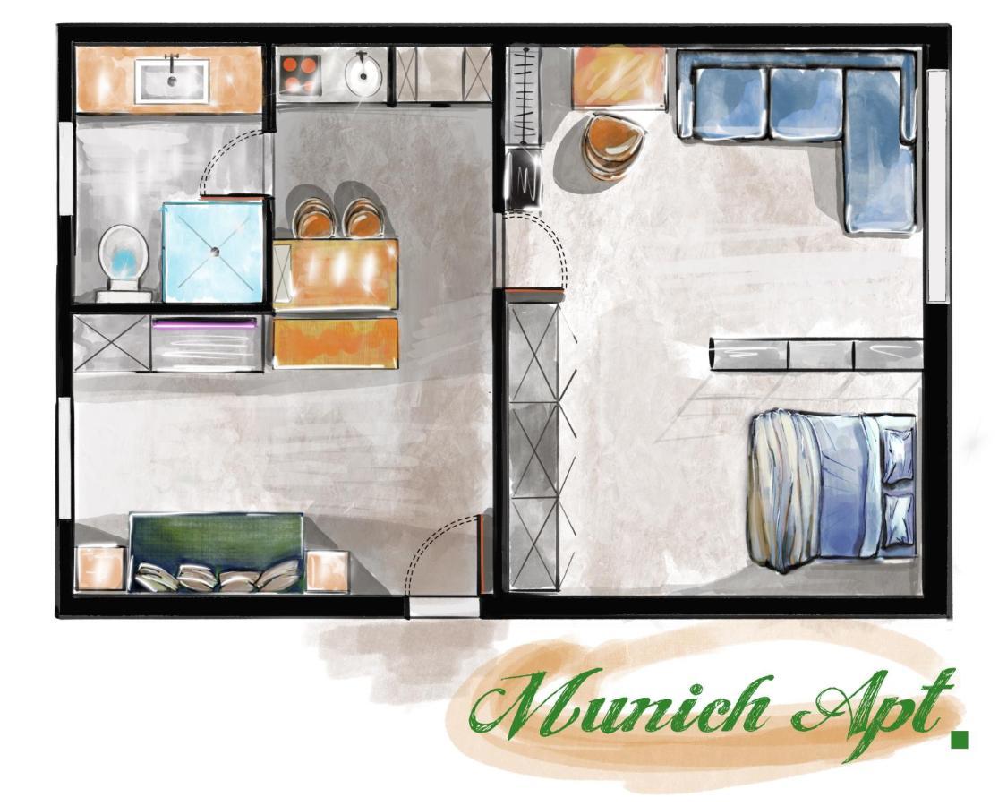 Mozart Apartment Muenchen Exterior foto